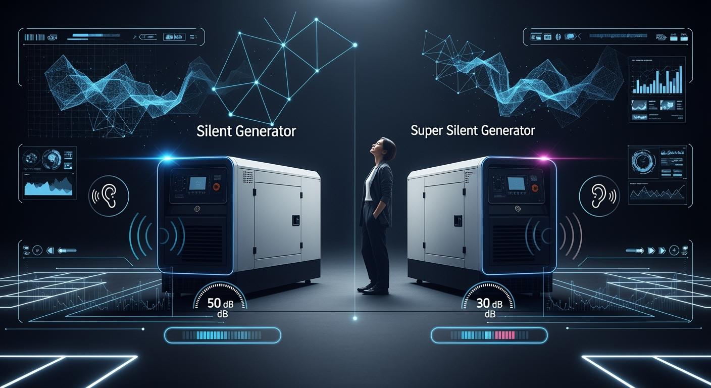 The difference between silent and super silent generators