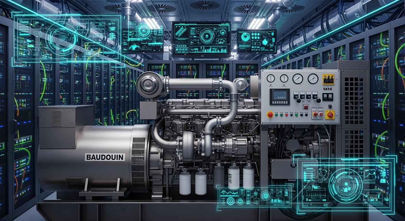 Baudouin diesel generator sets for data centers