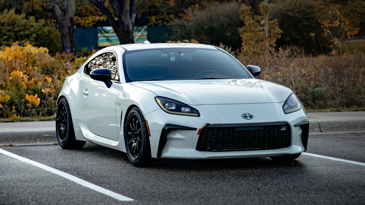 White Car Wrap Aesthetics