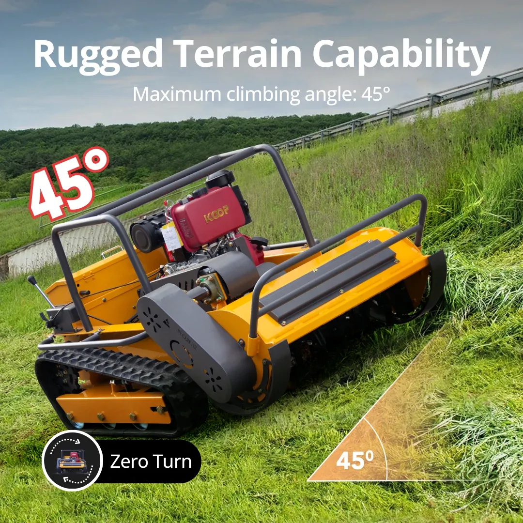 DeepKron F80 R/C Flail Lawn Mower