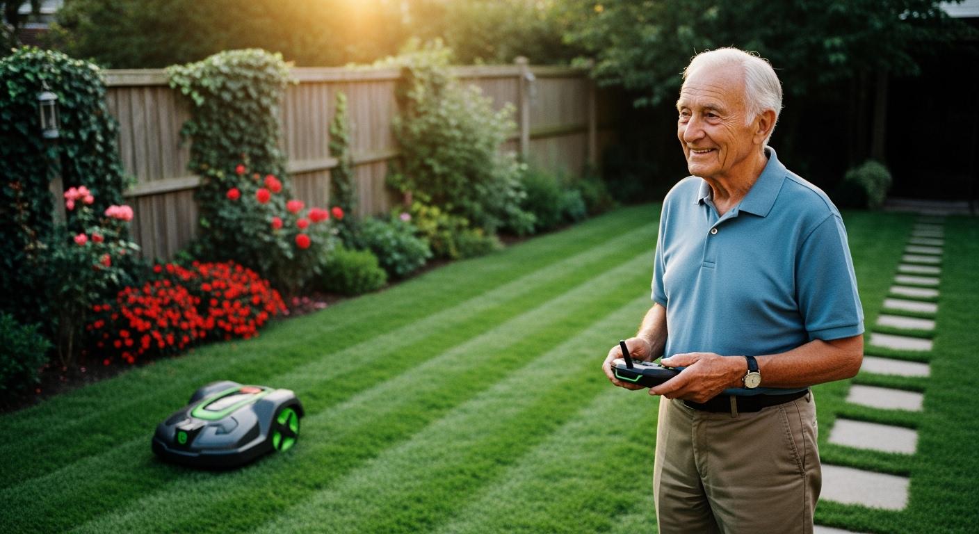 Rethinking Yard Work for Aging Homeowners with RC Lawn Mower