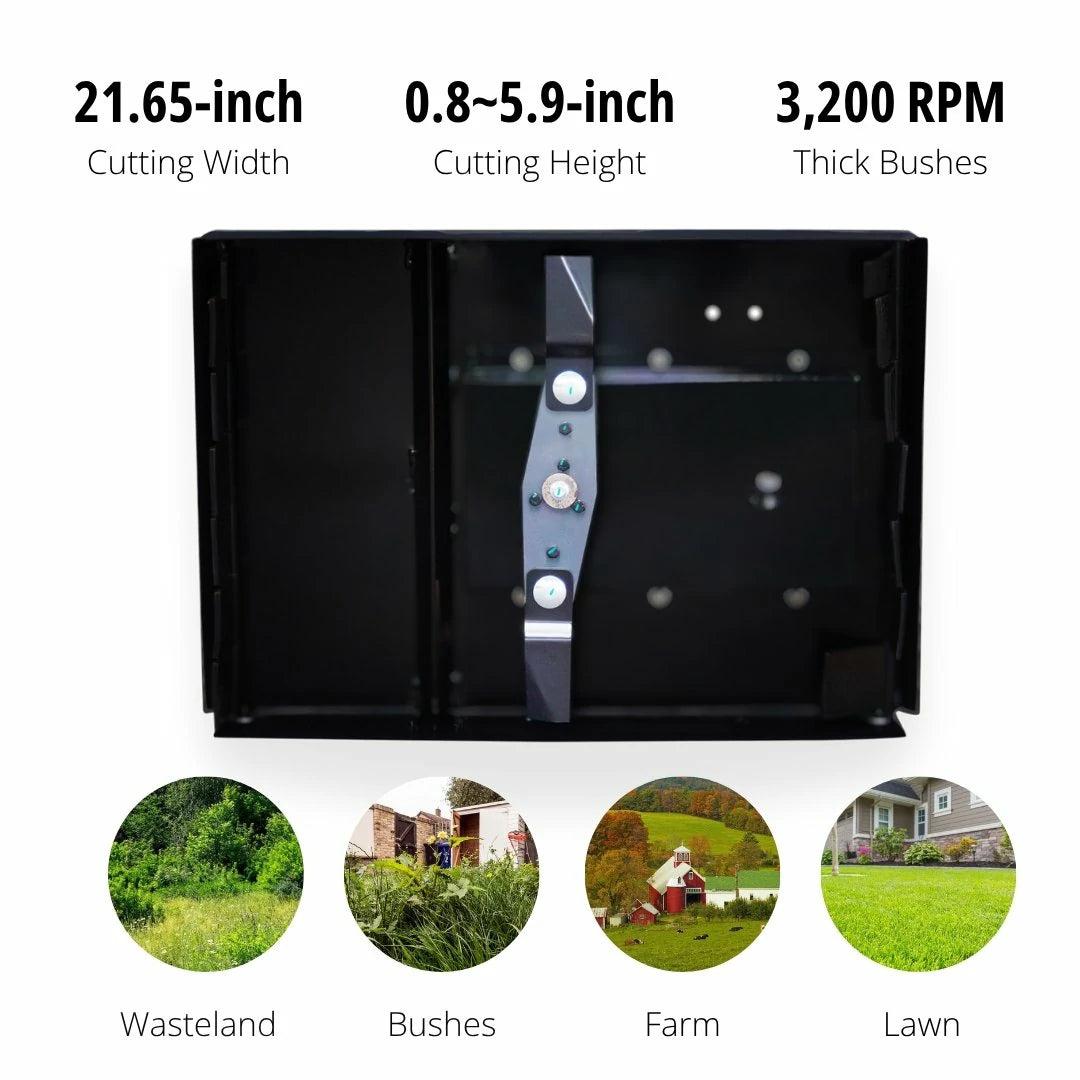 DeepKron Remote Control Lawn Mower Features