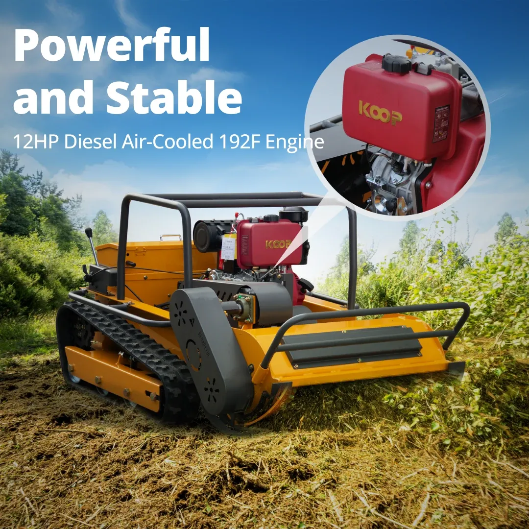 DeepKron F80 R/C Flail Lawn Mower