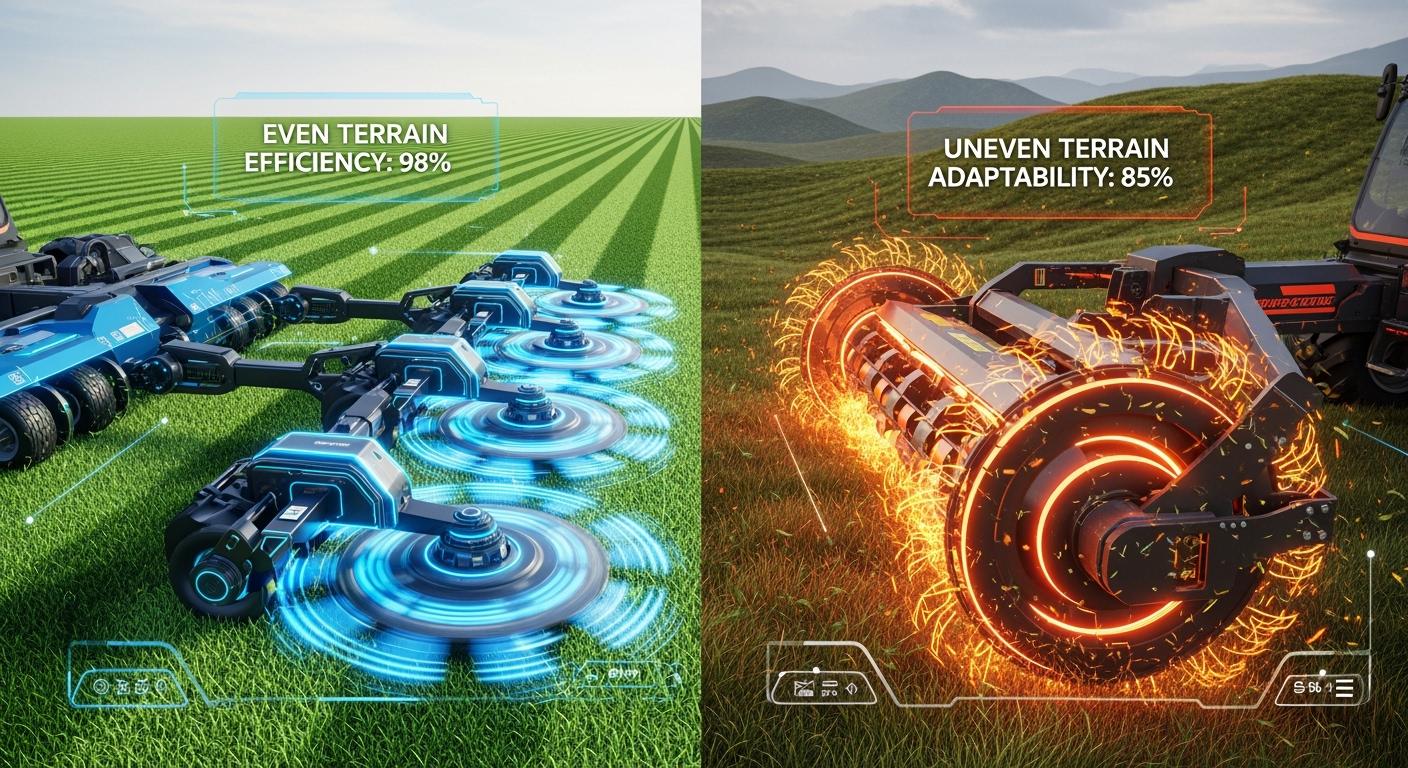 Disc Mowers Compared to Rotary Mowers for Diverse Terrains