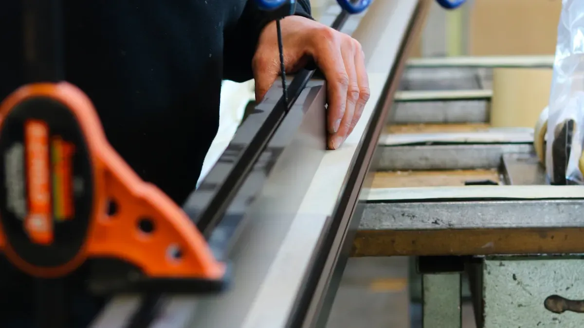 LED Strip Mounting in Aluminum Mounting Channels