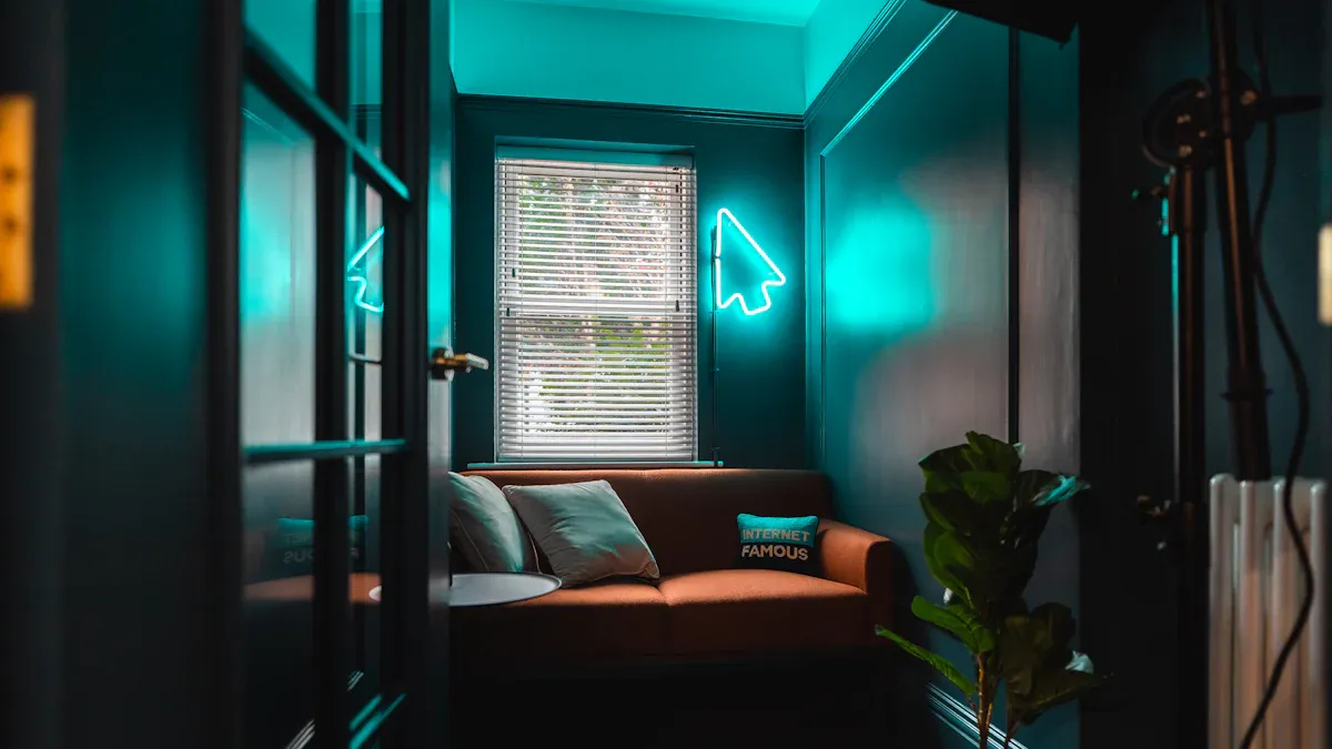 Functional Neon Lighting for Home Spaces