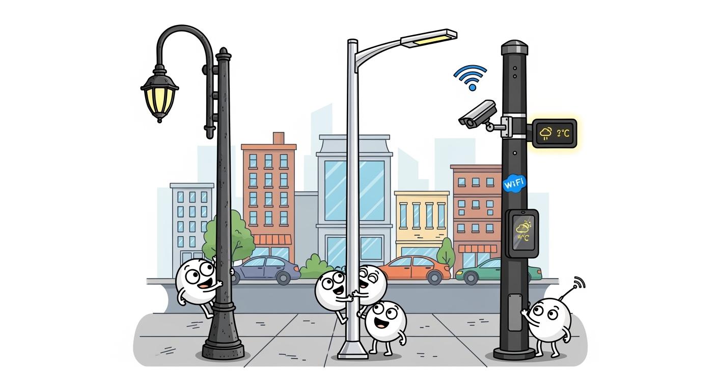 Street Light Pole Selection: Steel, Aluminum, or Smart Poles?