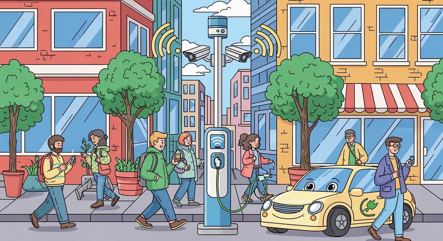 Why More Cities Are Combining CCTV, WiFi, and EV Charging into Smart Poles