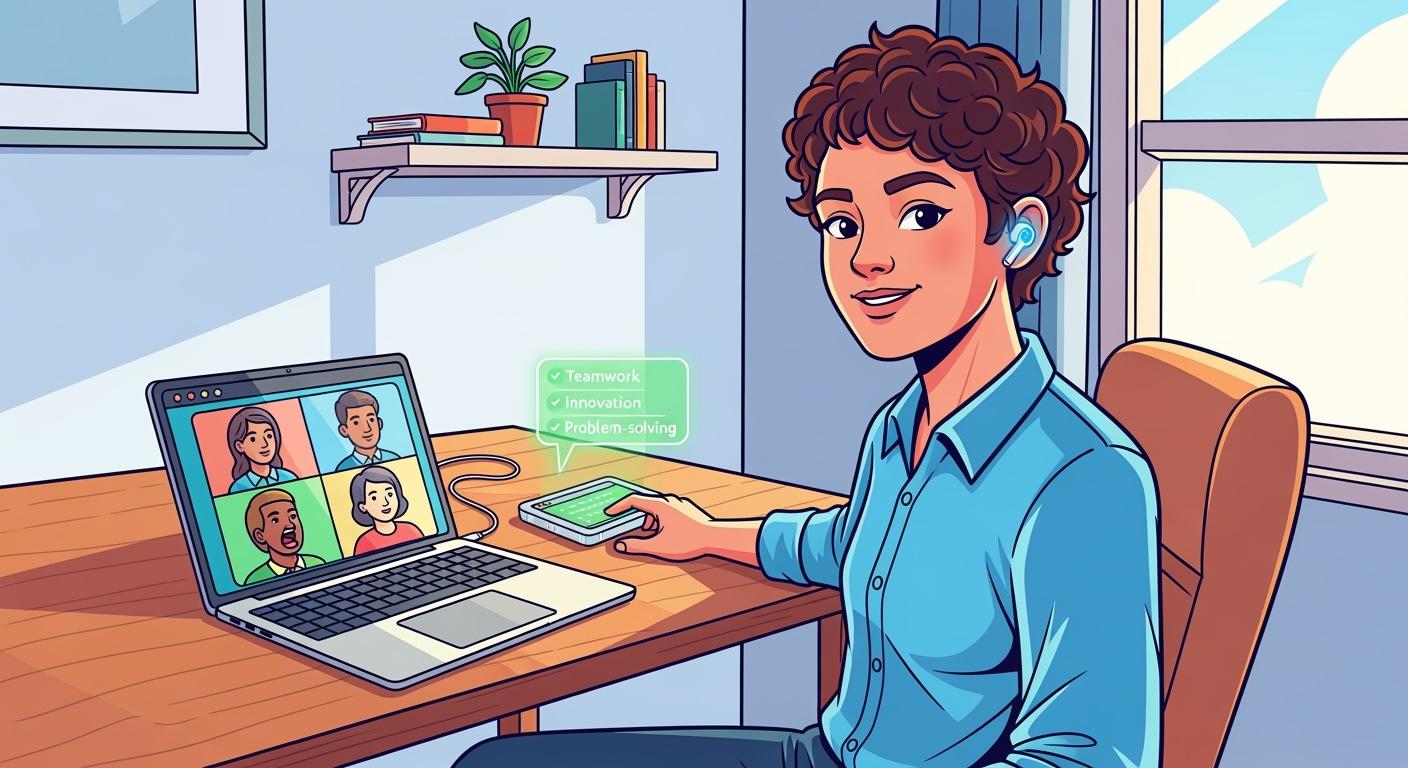 How I Maintained Eye Contact in Virtual Interviews While Cheating Using AI