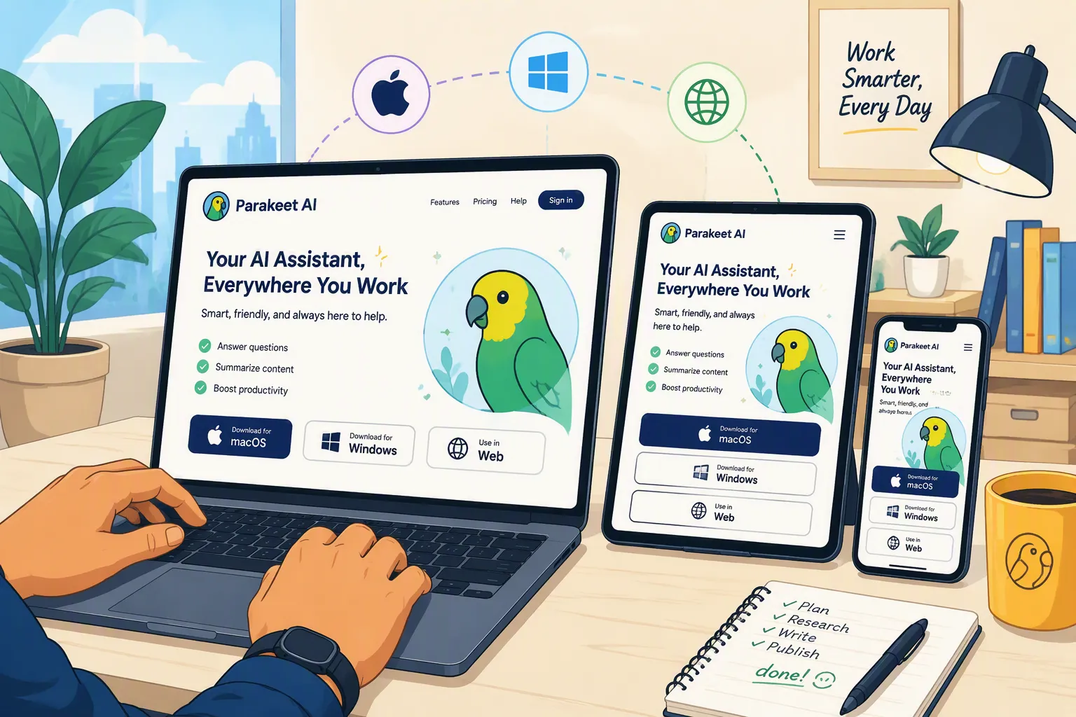 Parakeet AI Download: Windows, Mac, Linux, Mobile & Login
