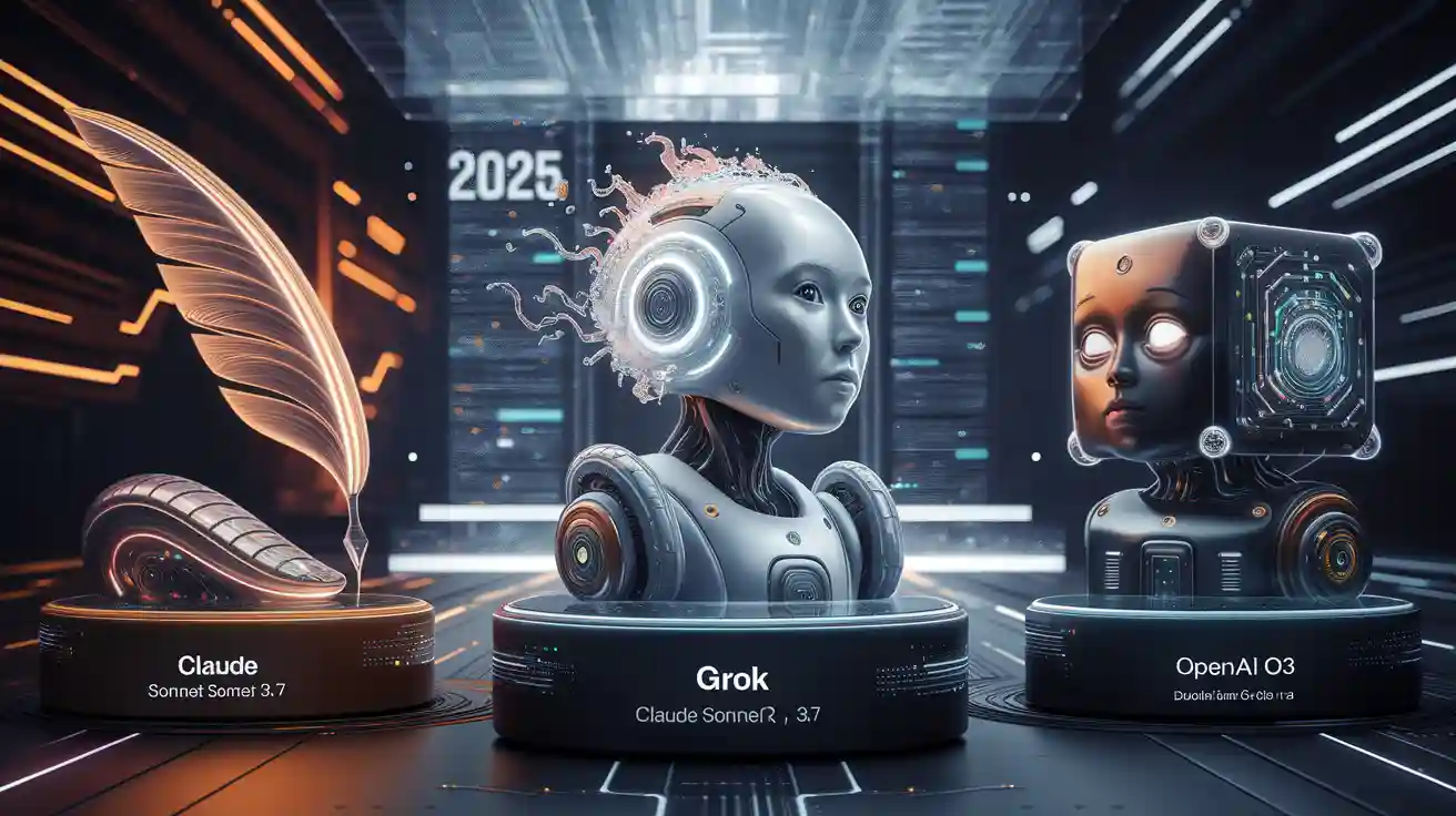 Which AI Model Excels in 2025 Claude Sonnet 3.7 Grok 3 or OpenAI o3