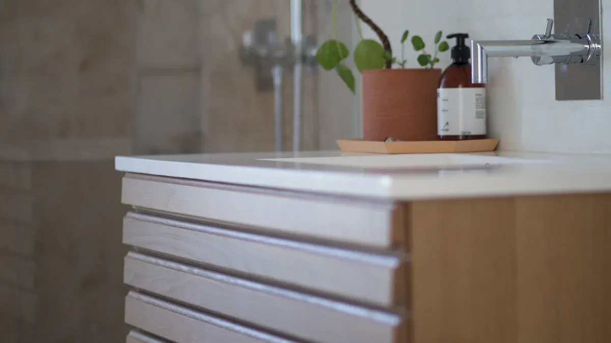 The Waterproof Alternative for a Farmhouse Look: PVC Vanities