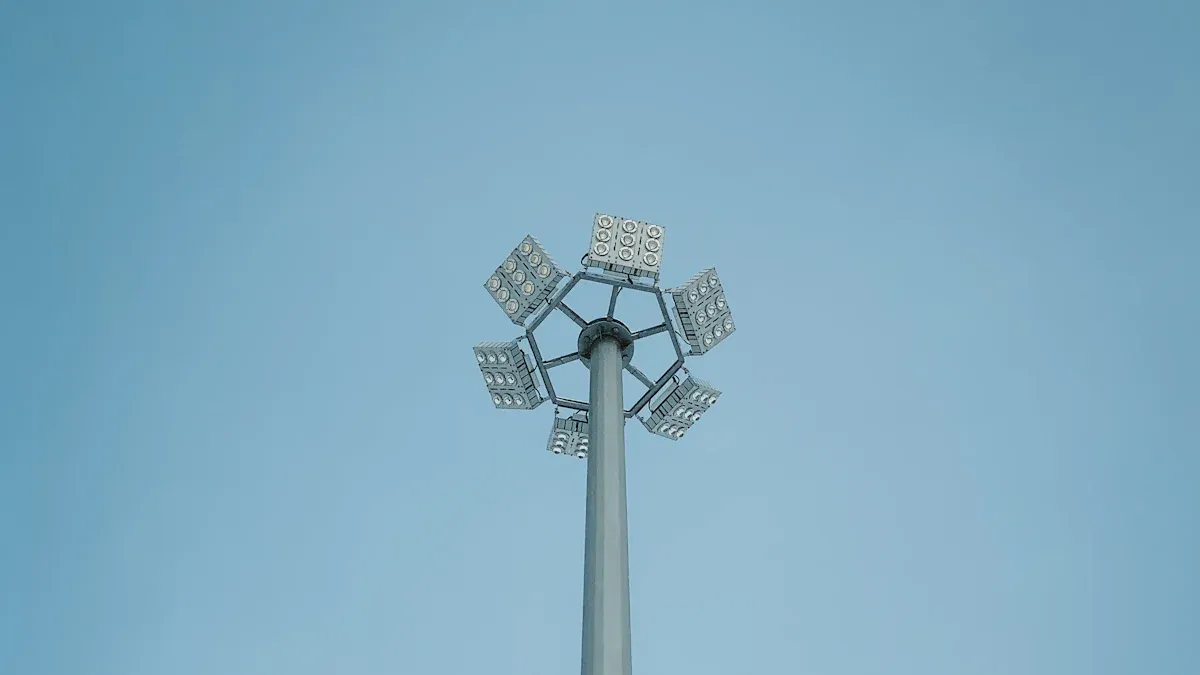 Light pole wind load and structural strength test