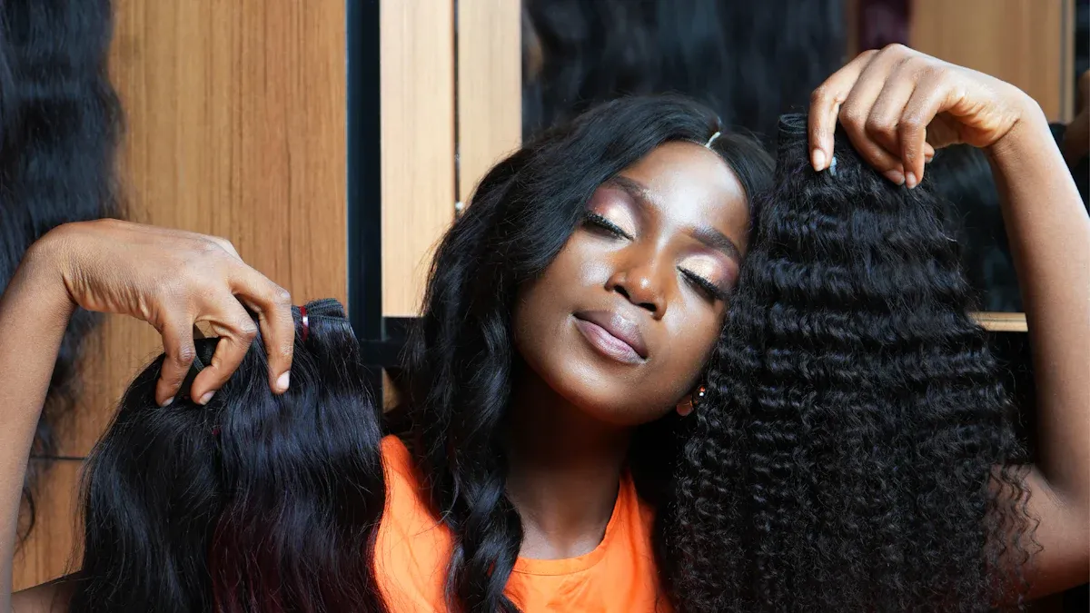 Human hair wigs for black women bring instant confidence