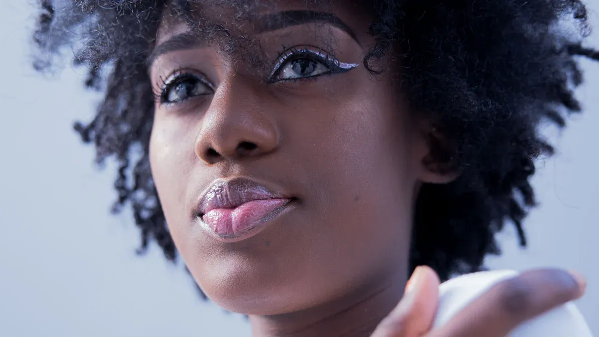 Human Hair Short Curly Wigs Styling