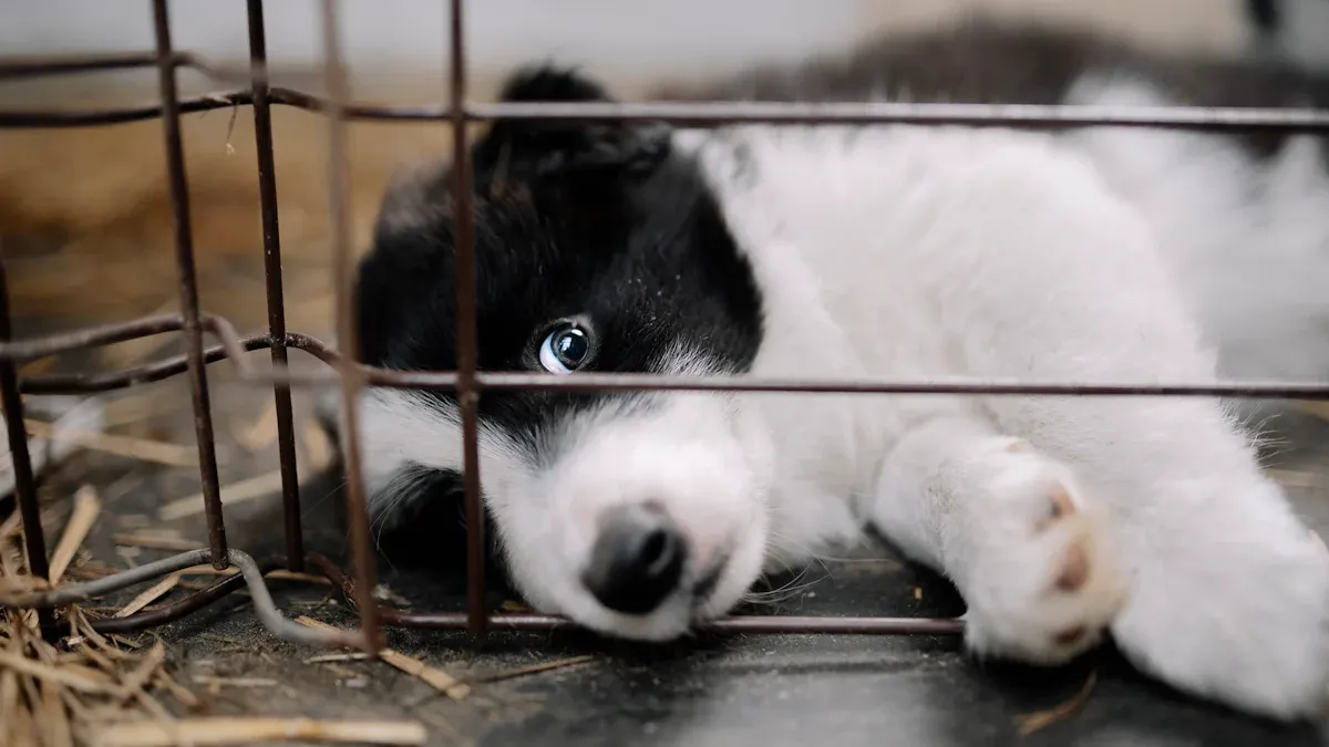 Step-by-step guide to crate train a puppy at night