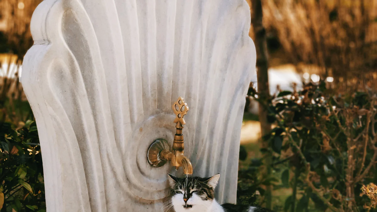 Ceramic Cat Water Fountains