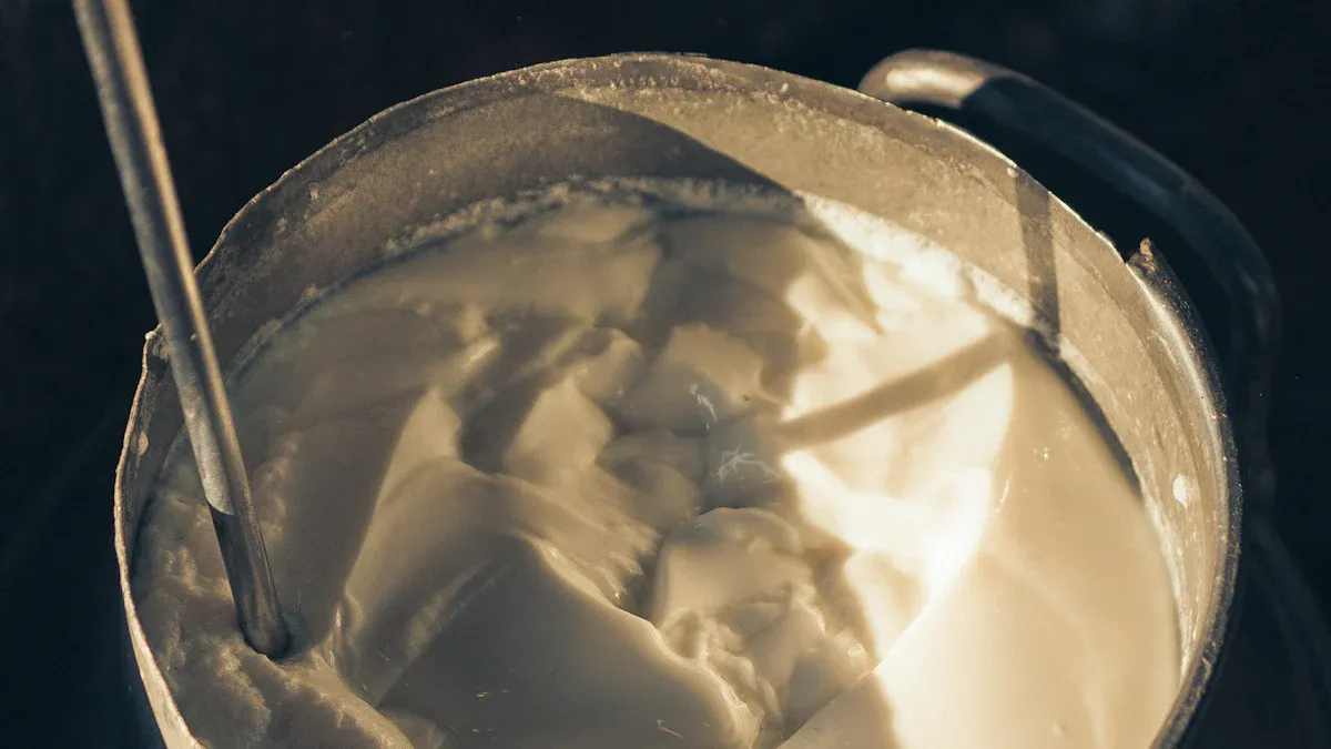 Mixing Coarse Aluminum Paste