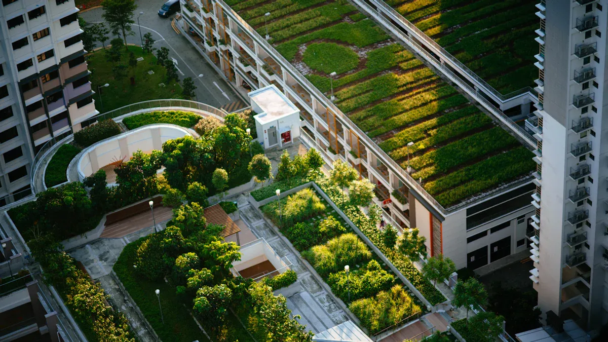 城市屋顶荷兰桶式农场的益处