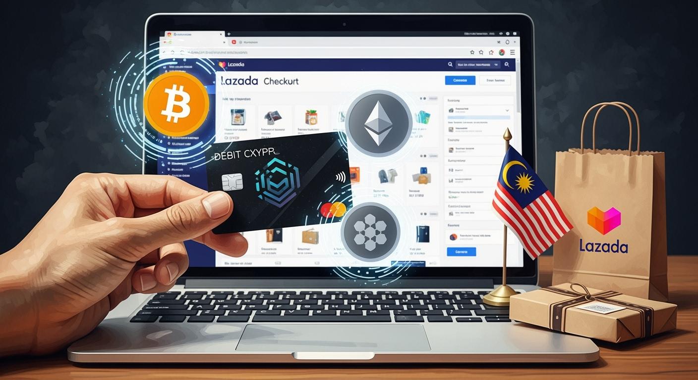 在马来西亚使用加密货币借记卡支付Lazada订单的最佳方式