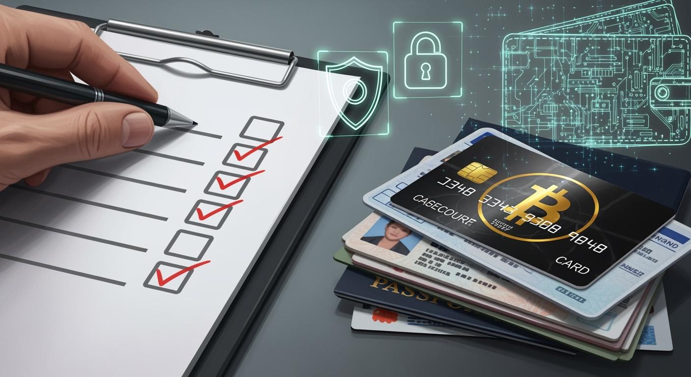 加密货币卡开卡需要哪些材料及注意事项