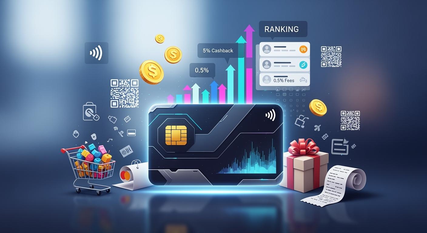 数字货币卡购物返现与费用最新排行榜