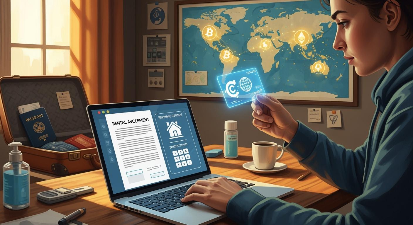 数字游民使用虚拟加密货币卡支付海外租金的入门指南