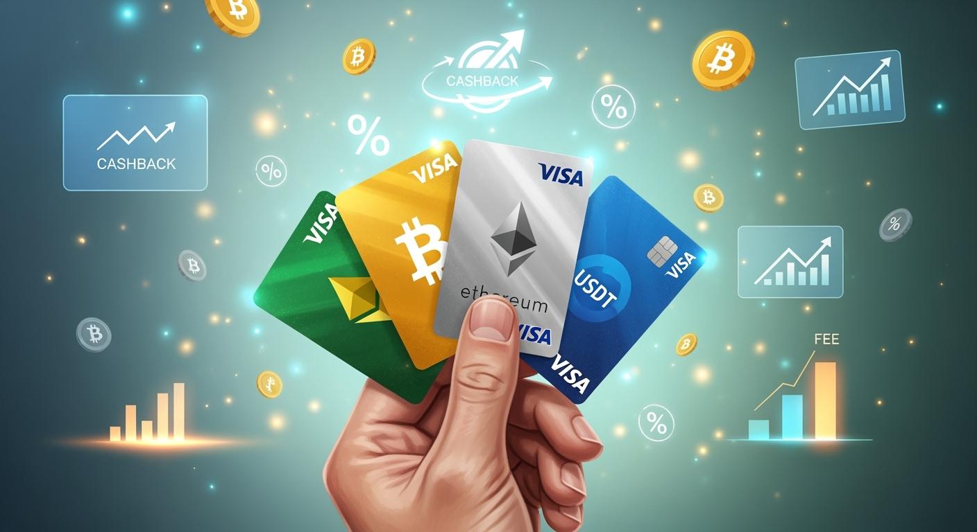 2026年主流加密货币Visa卡费用与返现深度对比