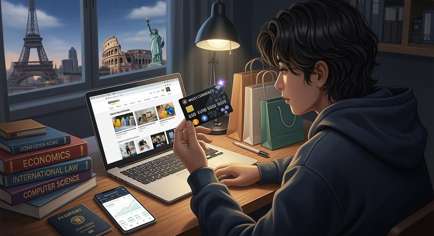 海外学生使用多币种加密货币卡在亚马逊购物的指南