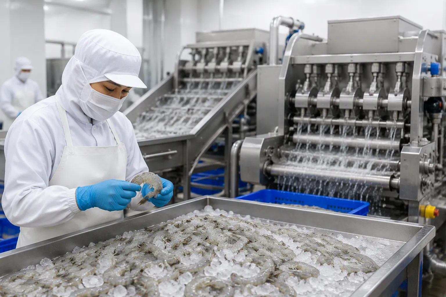Key Stages in Shrimp Processing