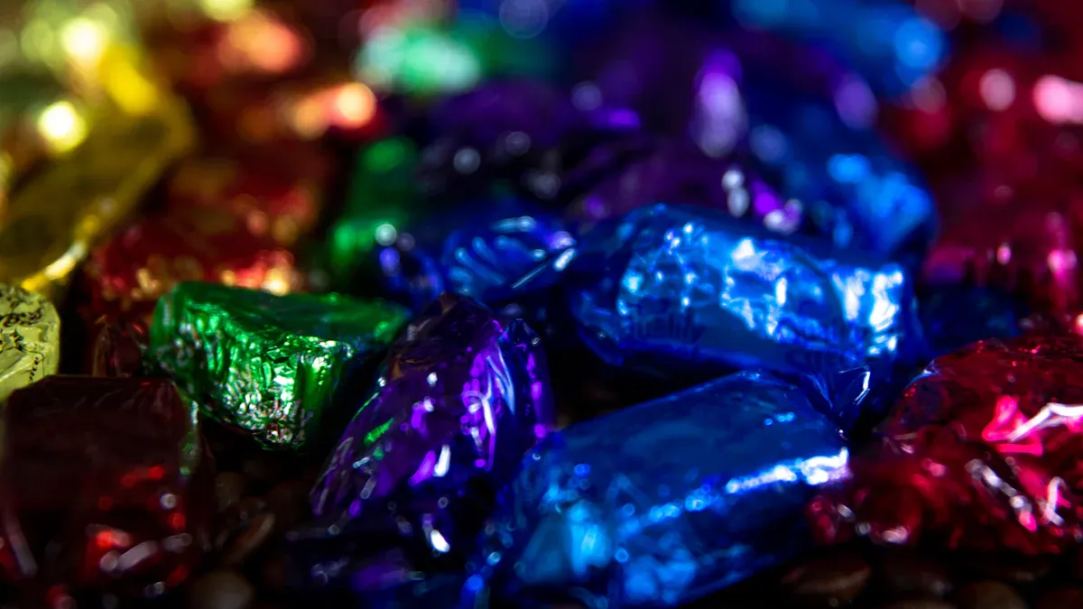 Materials Used in Foil Candy Wrappers