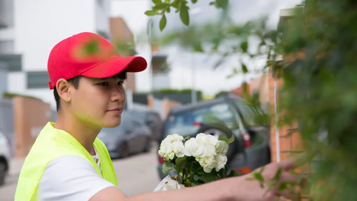 Leander Flower Delivery Process