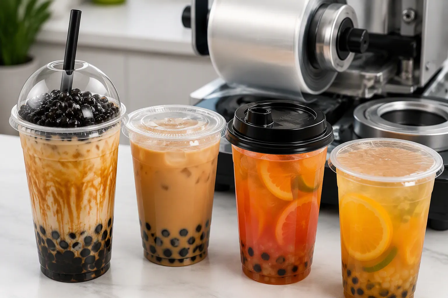 Lid and Sealing Choices for PET Plastic Cups