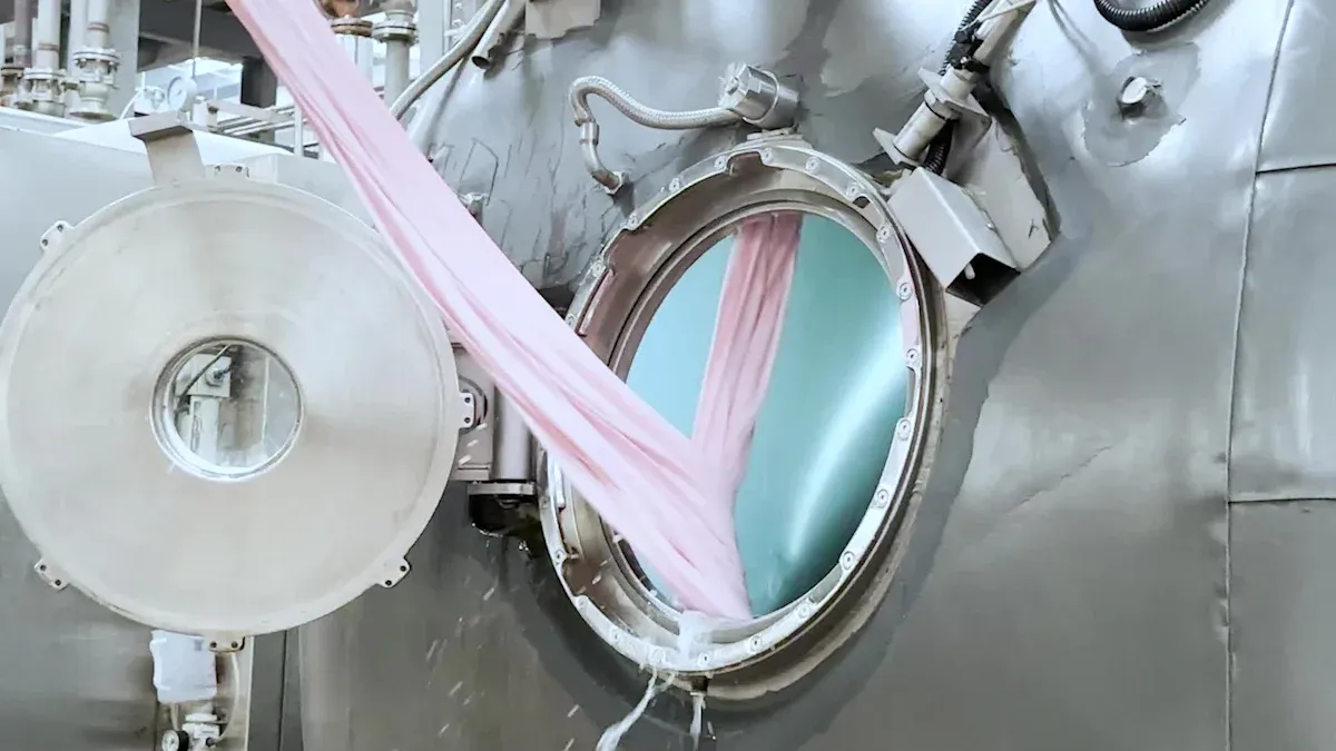 Ahoana no ahafahan'ny milina fandokoana santionany manatsara ny famokarana lamba