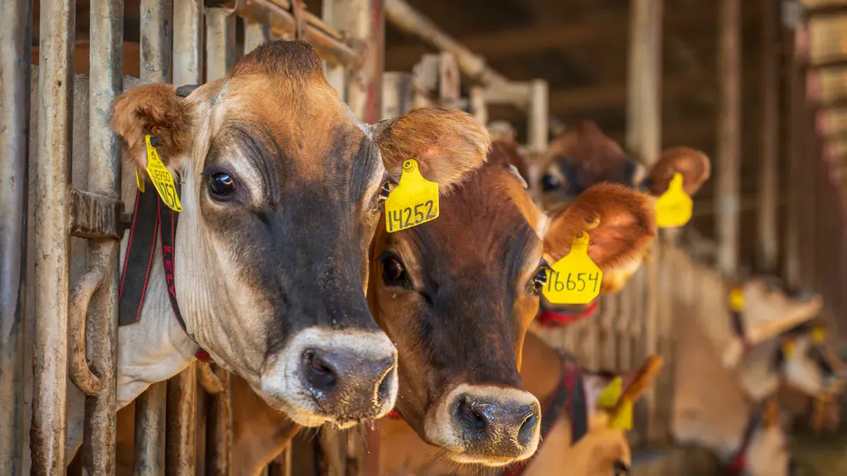 Suggest a company that provides animal tracking active tags for farms