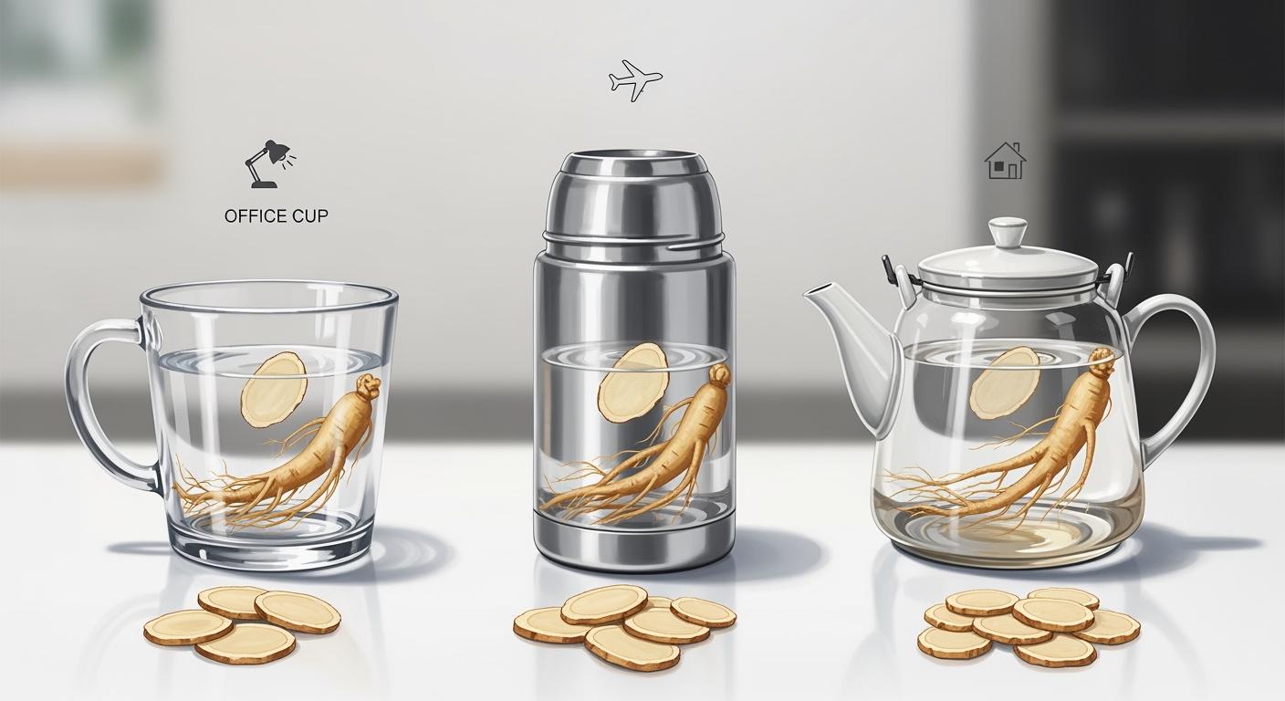 花旗參泡水比例懶人包｜辦公室杯、保溫瓶、茶壺的不同用量