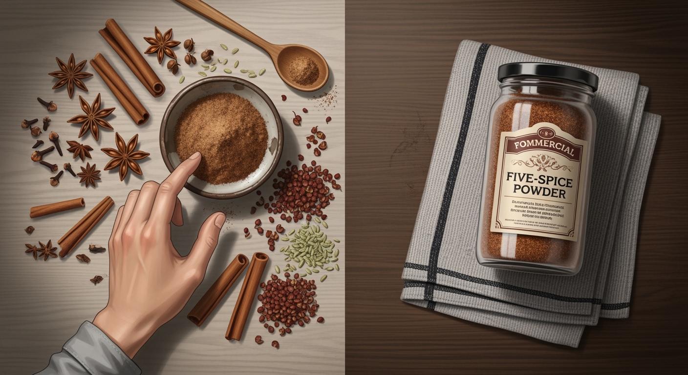 自製五香粉與市售五香粉有何分別？選擇技巧全攻略