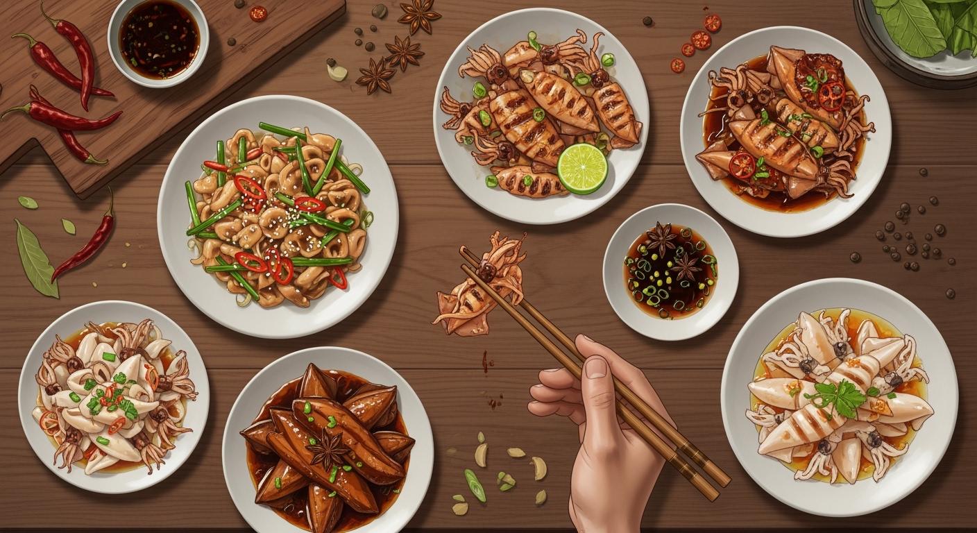 魷魚仔乾的多種烹飪方法