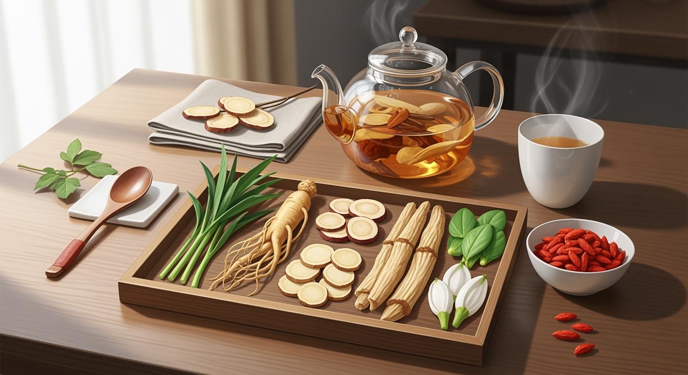 麥冬煲湯必備材料及花旗參沙參玉竹清潤飲品推介