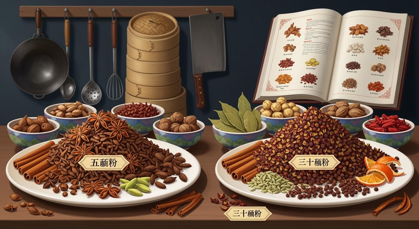 五香粉VS十三香：香料配方、用途及風味全方位比較