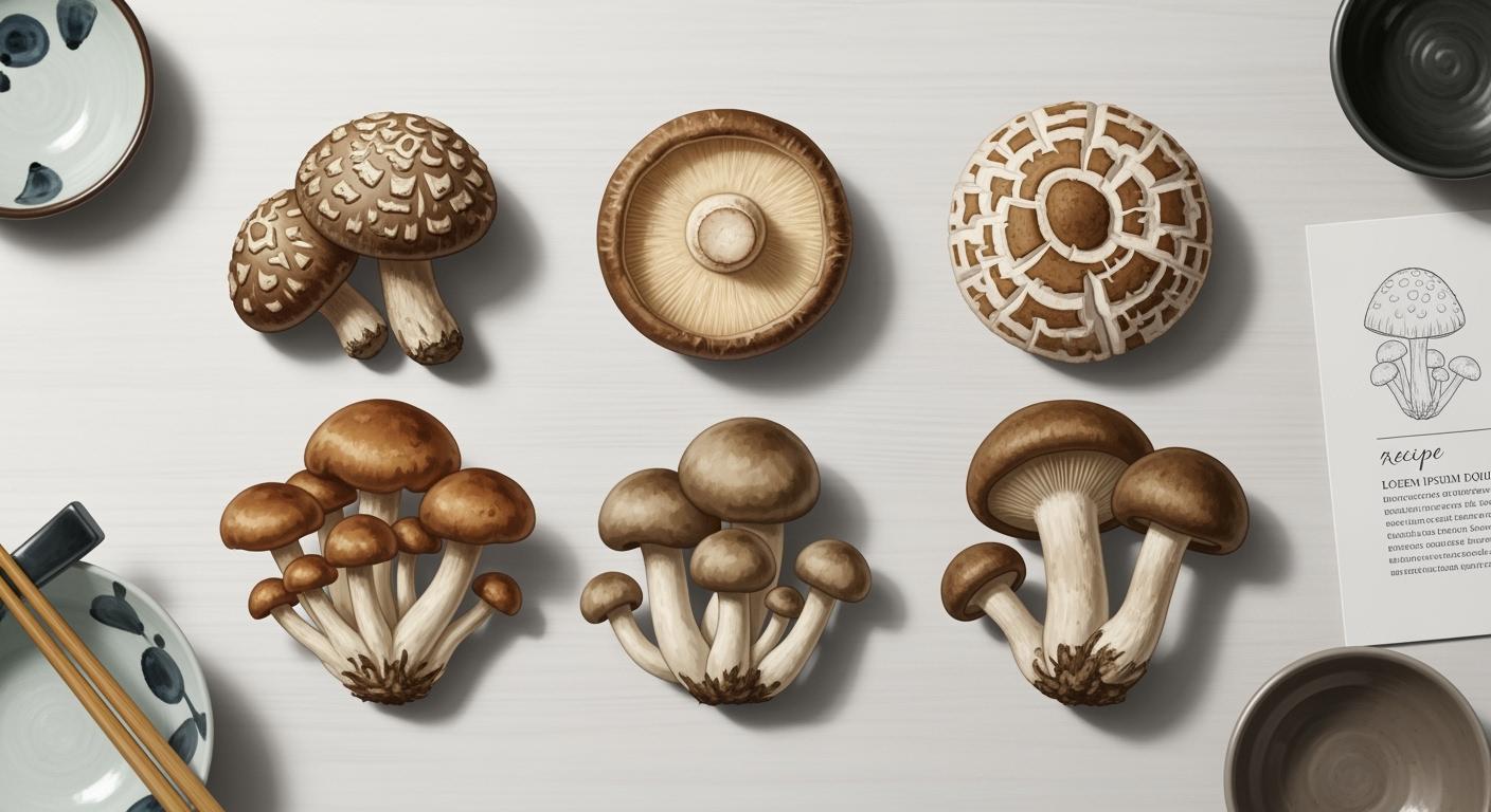 6款冬菇、花菇、香信菇口感及用途全解