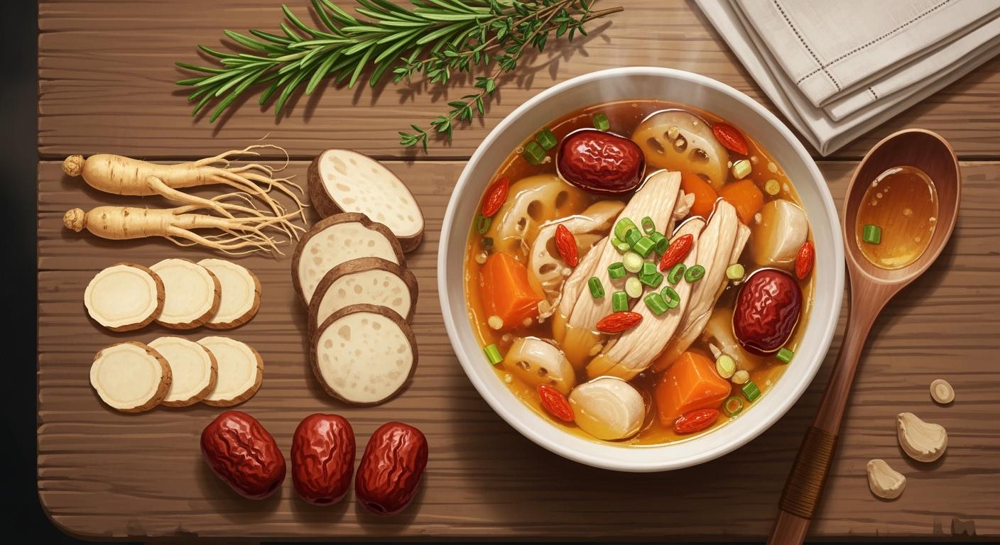 轉季容易咳嗽疲倦？花旗參配淮山、紅棗的清潤補氣湯