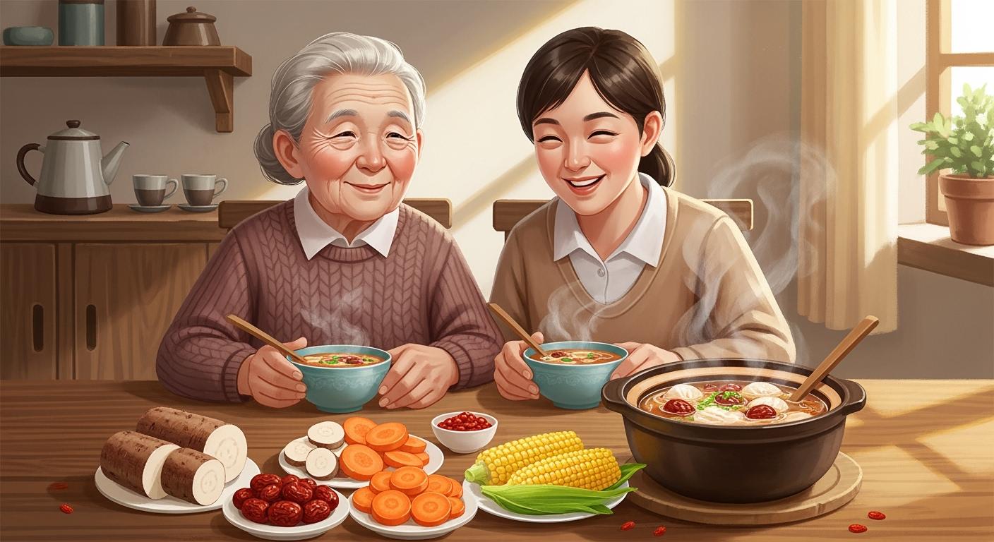 長者日常養生湯水推薦｜溫和補氣、健脾潤肺的5款平價材料搭配