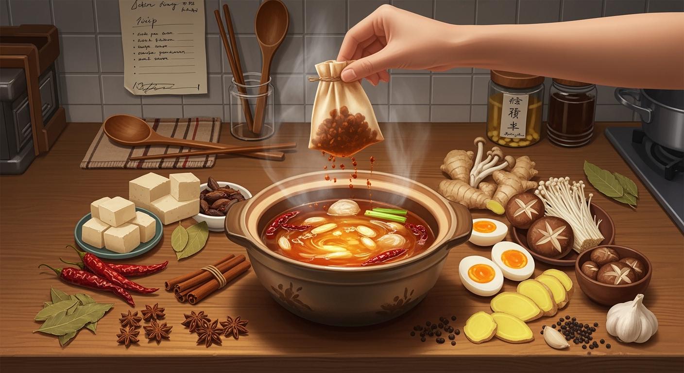 滷水包用法 滷味湯底 家用滷水 香料配方 滷味懶人做法