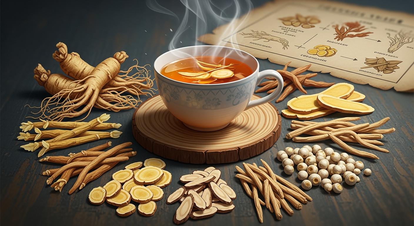 氣虛疲倦又燥熱同時出現？花旗參、黃芪、黨參、麥冬氣陰雙補即沖茶功效與比例完整指南