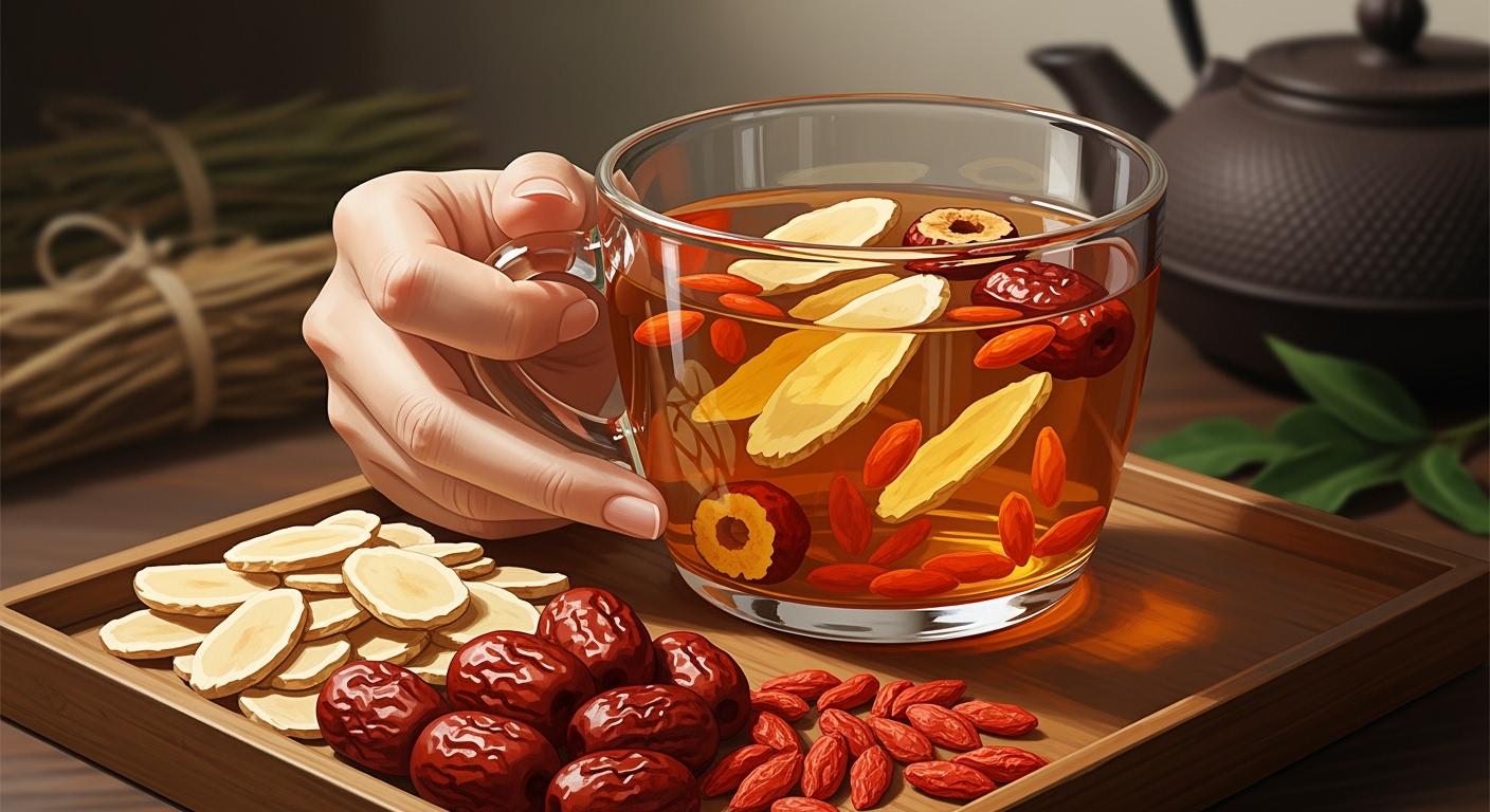 容易生病、免疫力差喝什麼？北芪加紅棗枸杞補氣補血茶每天飲用完整指南