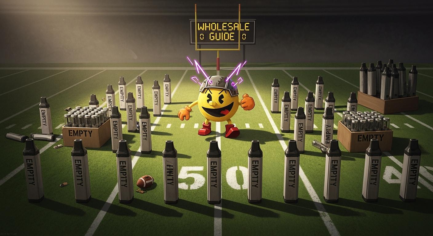 Disposable Vape Packman NFL-style Empty Only Wholesale Guide