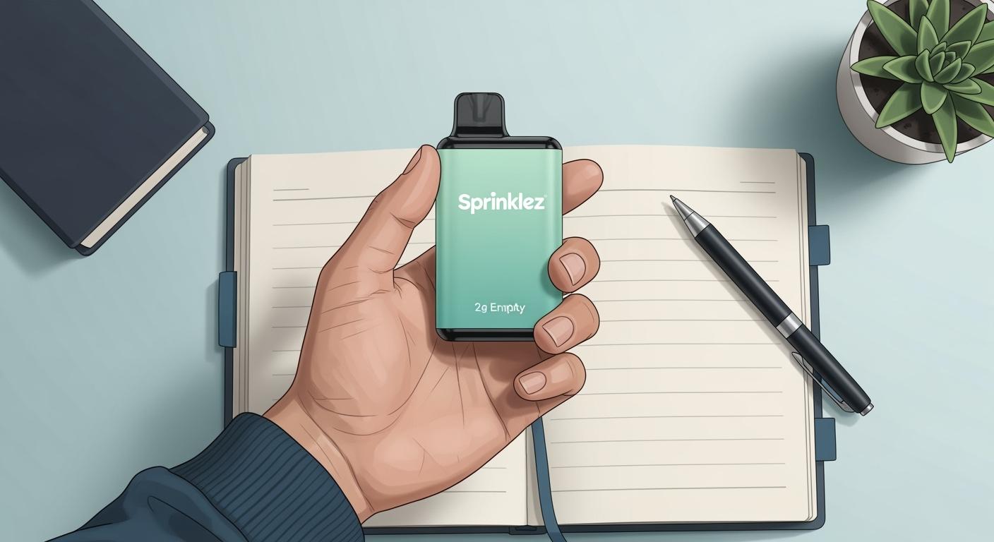 Sprinklez 2g (2ml) empty disposable vape hardware guide for beginners