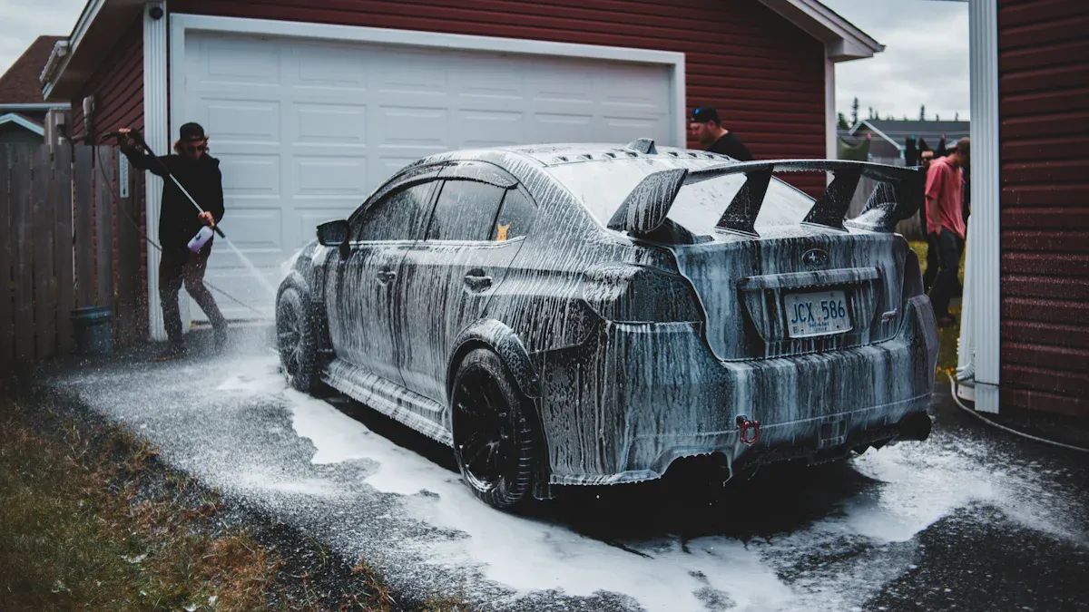 High-Pressure Washer Use