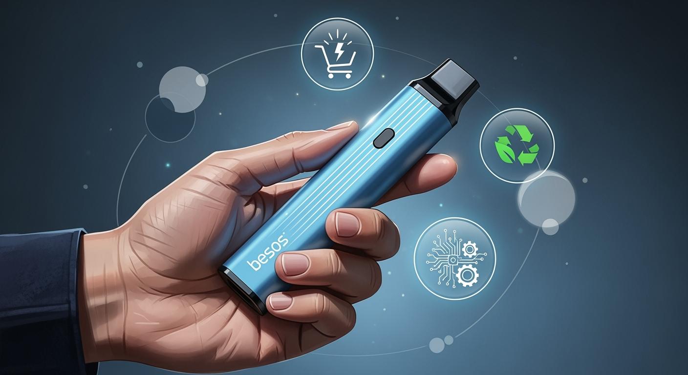 Top 3 Reasons to Choose Besos Blue Strips Empty Disposable Vape